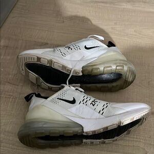 Nike Air Max 270 White and Black Sneakers